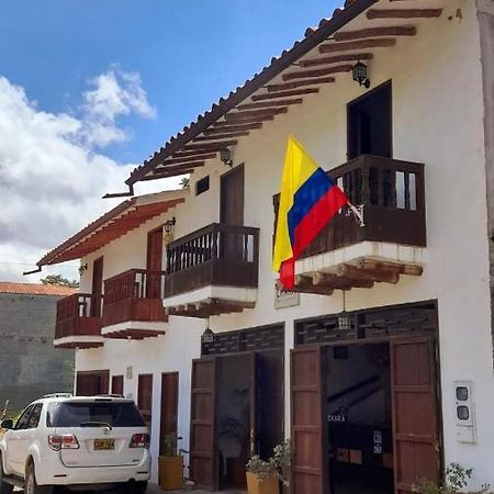 Hotel Casona Chara à Barichara Extérieur photo