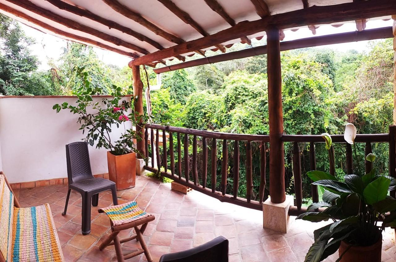Hotel Casona Chara à Barichara Extérieur photo