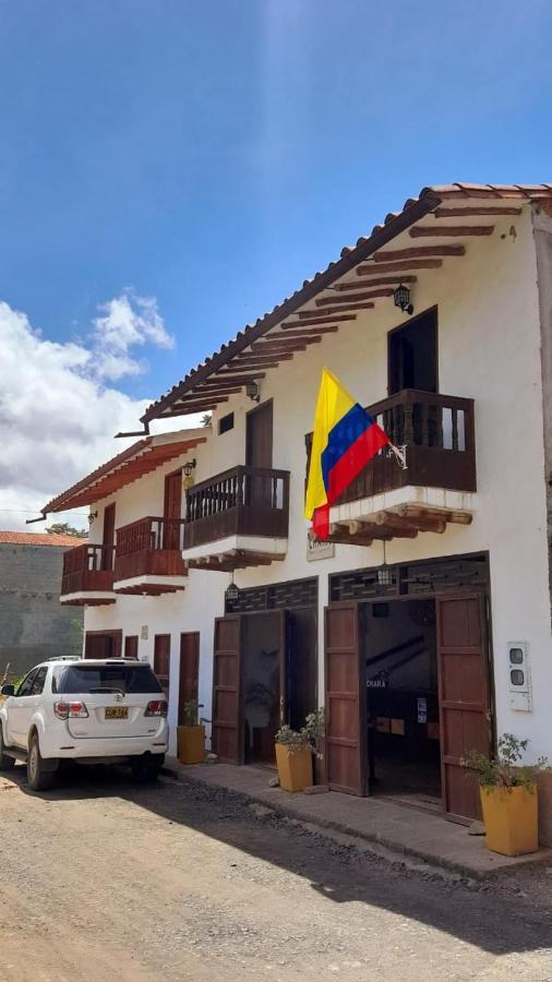 Hotel Casona Chara à Barichara Extérieur photo