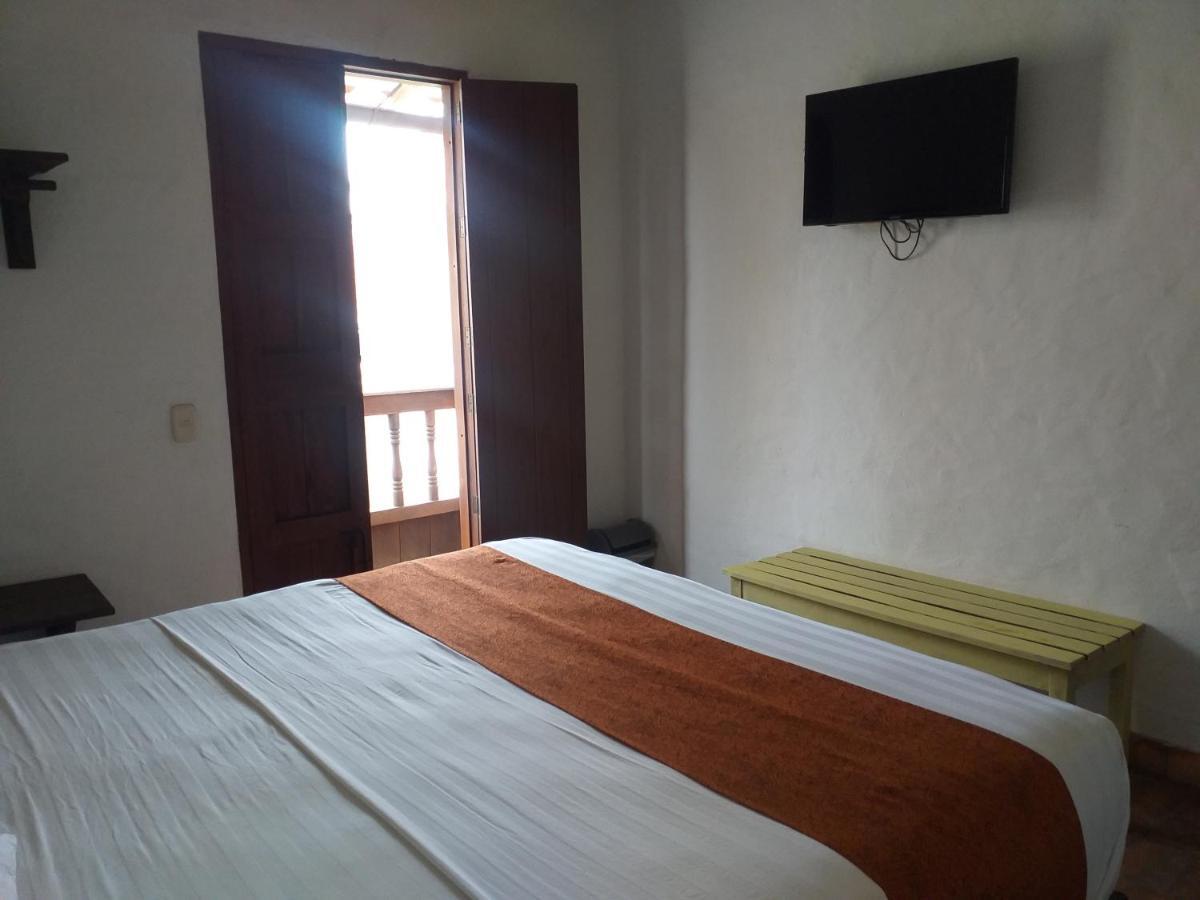 Hotel Casona Chara à Barichara Extérieur photo