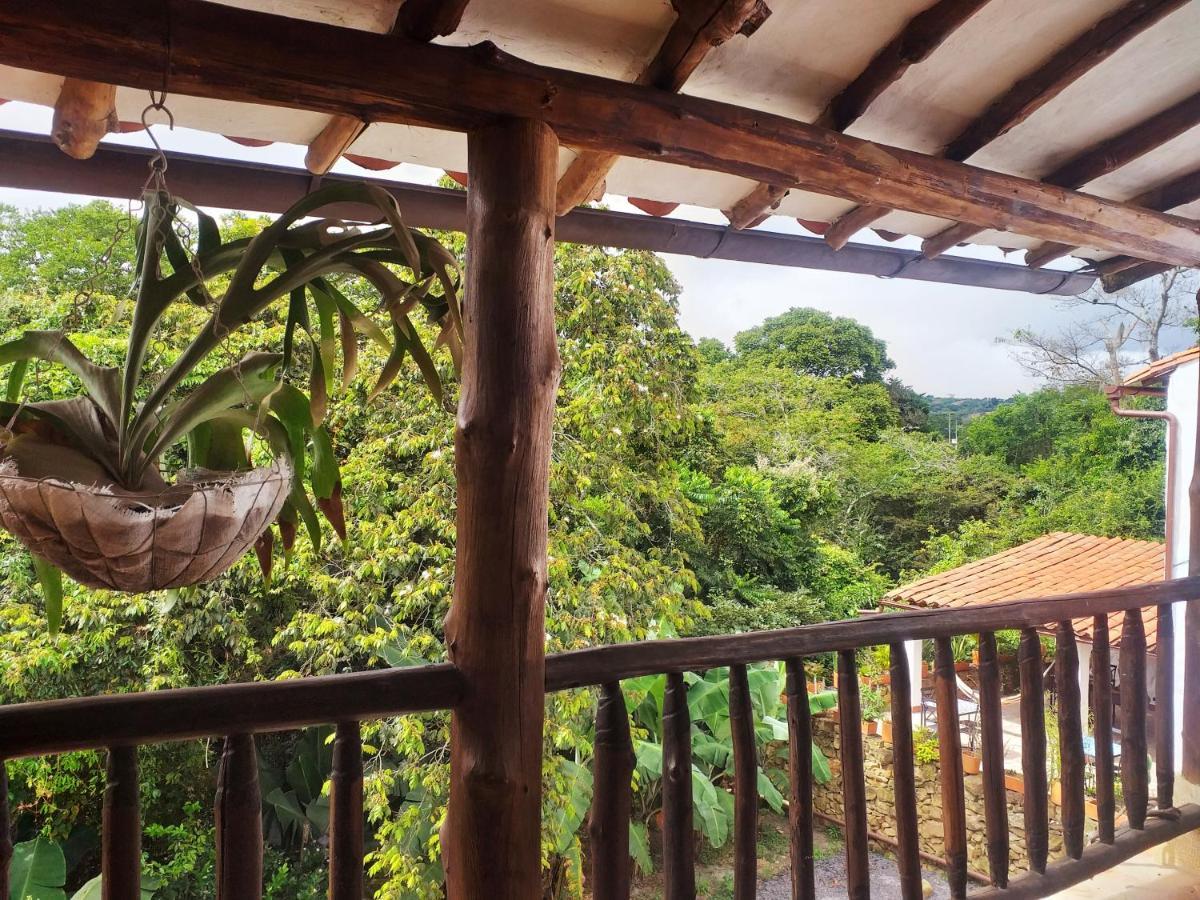Hotel Casona Chara à Barichara Extérieur photo