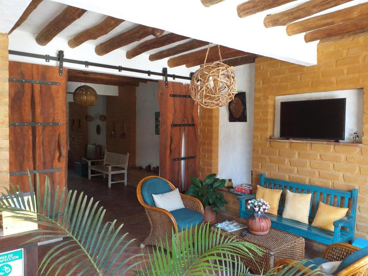 Hotel Casona Chara à Barichara Extérieur photo