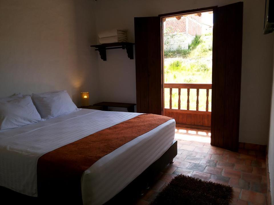 Hotel Casona Chara à Barichara Extérieur photo