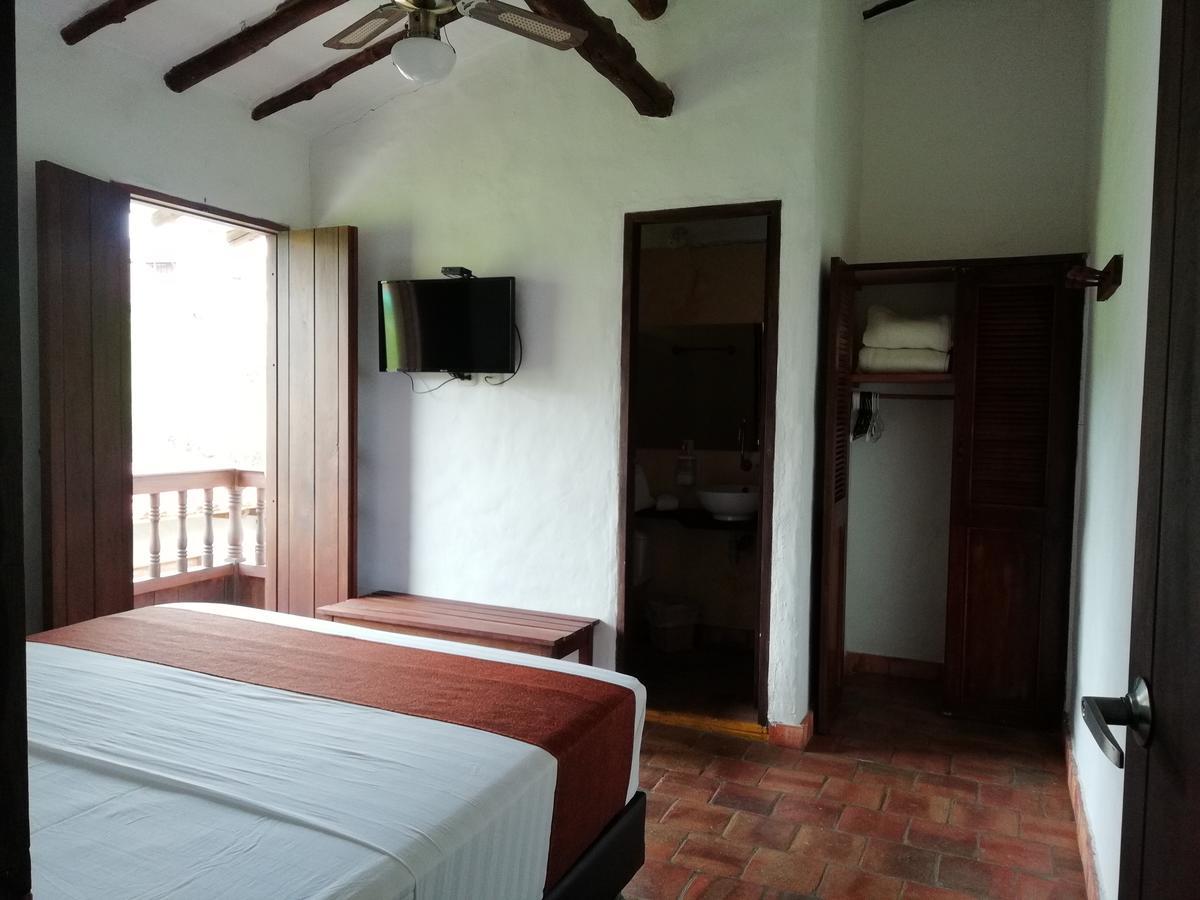 Hotel Casona Chara à Barichara Extérieur photo